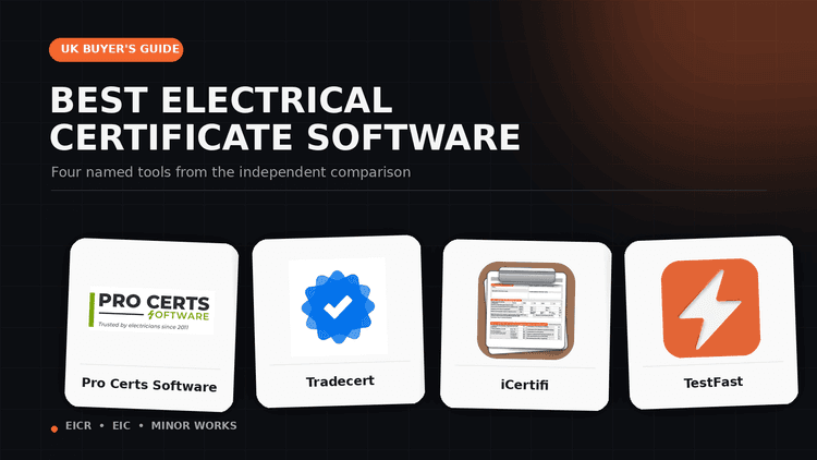Best Electrical Certificate Software